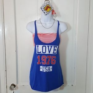 4th of July Tank - bandeau/wallet